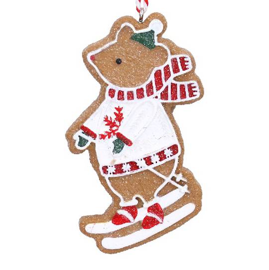 Resin Cookie Skiing Mouse, Alfie 7cm *ETA Nov